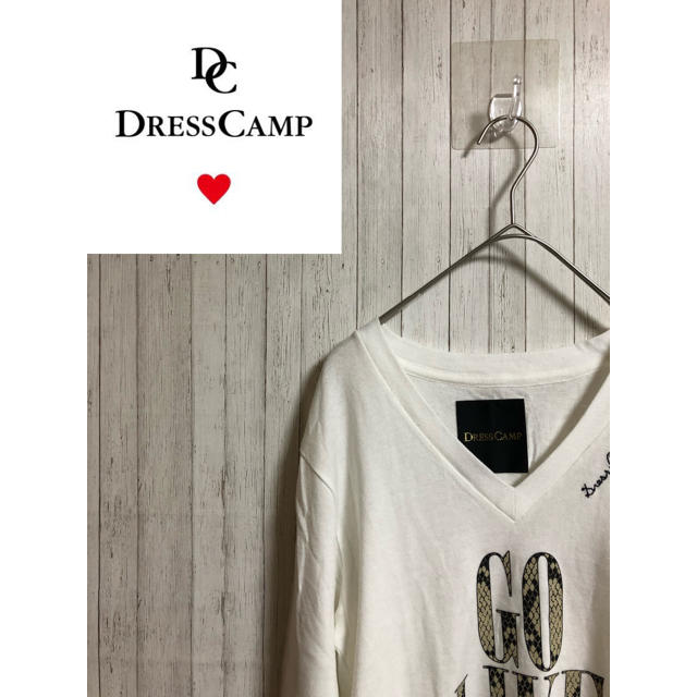 DRESSCAMP(ドレスキャンプ)のDRESSCAMP (ドレスキャンプ) vネックT 44 メンズのトップス(Tシャツ/カットソー(七分/長袖))の商品写真