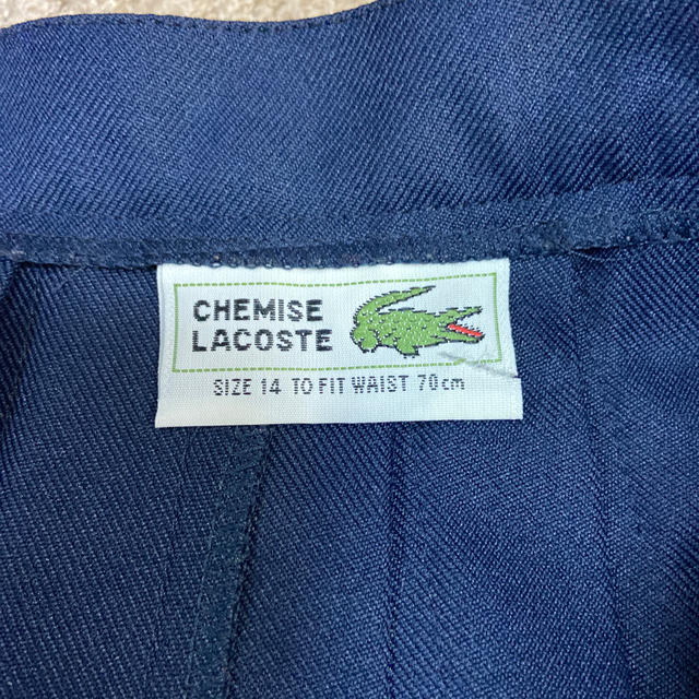 LACOSTE(ラコステ)のラコステ　紺　テニススカート レディースのスカート(ミニスカート)の商品写真