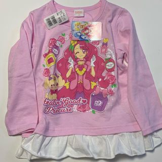 バンダイ(BANDAI)のヒーリングっとプリキュア/薄地の長袖Tシャツ/100サイズ/女の子/パープル色(Tシャツ/カットソー)