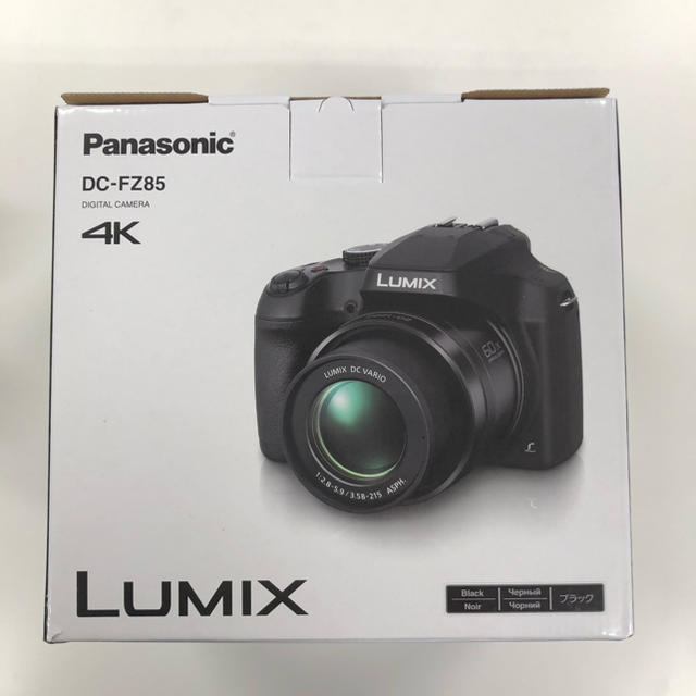 新品未使用】デジカメ Panasonic LUMIX FZ DC-FZ85-K 日本製 chciucit
