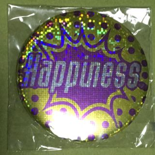 ハピネス(Happiness)のハピネス  缶バッジ　未使用(ミュージシャン)