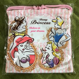 ディズニー(Disney)のディズニー　プリンセス　巾着(キャラクターグッズ)