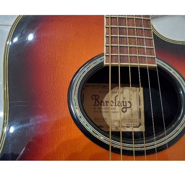 BARCLAY(バークレー)のBarclay エレアコ　中古 楽器のギター(アコースティックギター)の商品写真