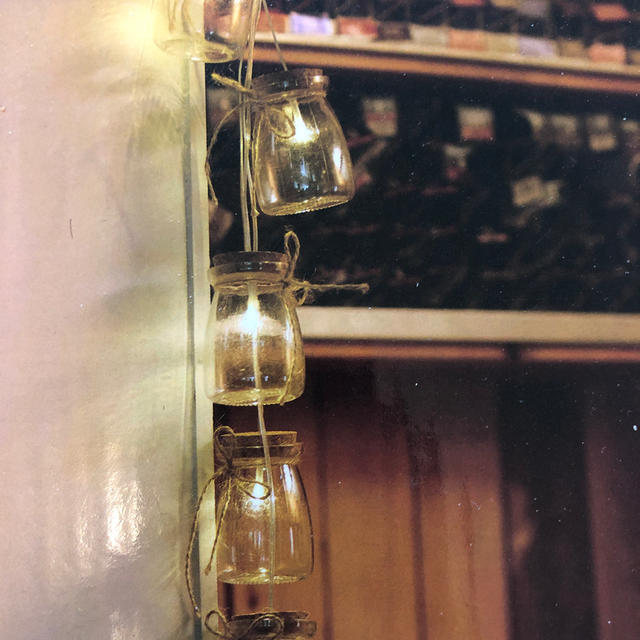 ドウシシャ(ドウシシャ)のドウシシャ ガーデンライト 屋外 LED 電池式ライト カーテン 5球ボトル  インテリア/住まい/日用品のライト/照明/LED(蛍光灯/電球)の商品写真