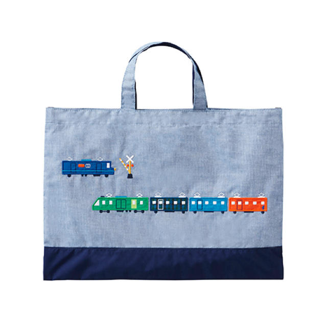 familiar - 新品*ファミリア 電車柄 バッグ レッスンバッグの通販 by