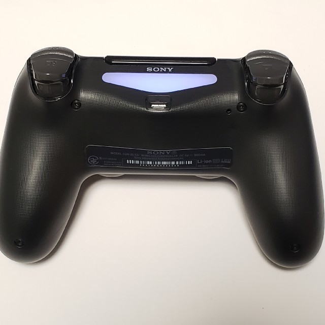 PlayStation4(プレイステーション4)の【中古】PS4 コントローラー DUALSHOCK4 ブラック エンタメ/ホビーのゲームソフト/ゲーム機本体(その他)の商品写真