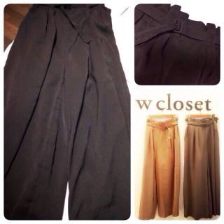 ダブルクローゼット(w closet)のwcloset❤️ワイドパンツ(その他)