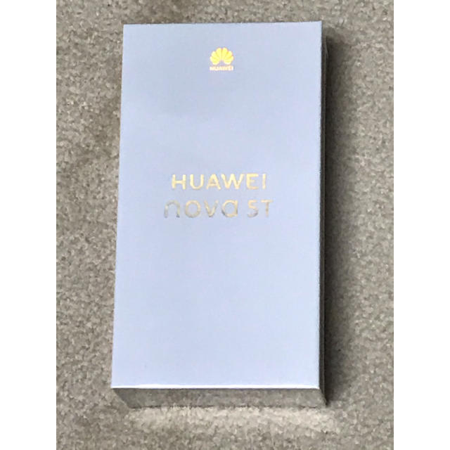 ANDROID(アンドロイド)のHUAWEI nova 5T Crush Blue スマホ/家電/カメラのスマートフォン/携帯電話(スマートフォン本体)の商品写真