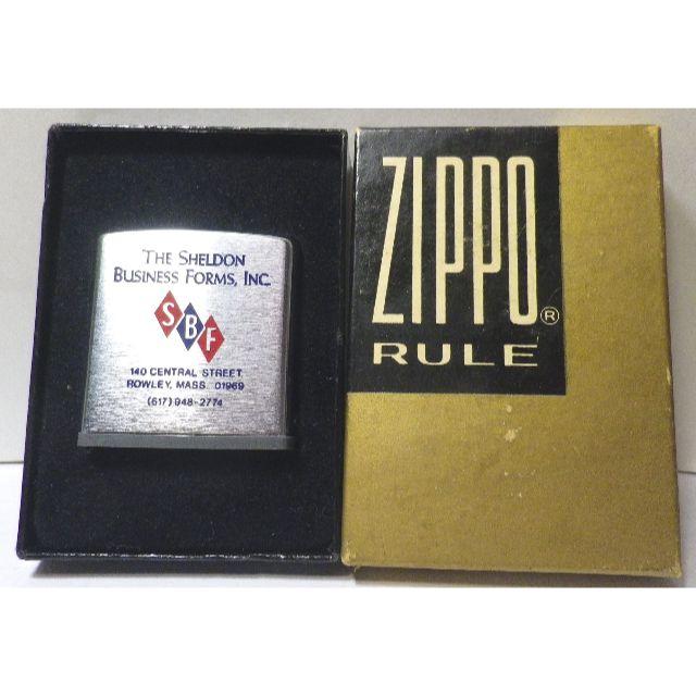 ZIPPO(ジッポー)の60年代 ZIPPO RULE　ノベルティ 未使用 BOX レア！ メンズのファッション小物(その他)の商品写真