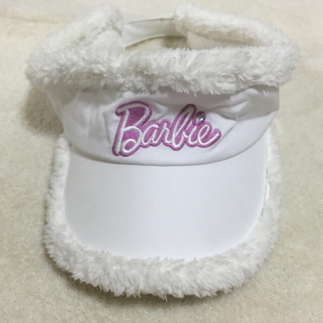 Barbie(バービー)のバービーゴルフ💕もこもこサンバイザー スポーツ/アウトドアのゴルフ(その他)の商品写真
