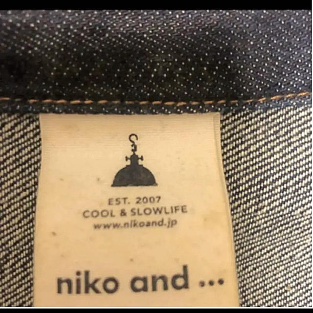 niko and...(ニコアンド)のnico and... デニムジャケット　Gジャン レディースのジャケット/アウター(Gジャン/デニムジャケット)の商品写真