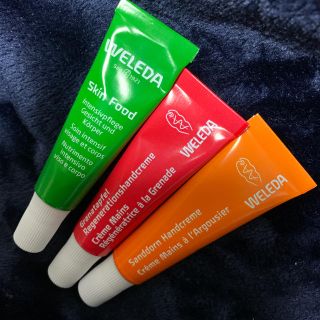 ヴェレダ(WELEDA)のヴェレダ ハンドクリーム 10ml 3本セット(ハンドクリーム)