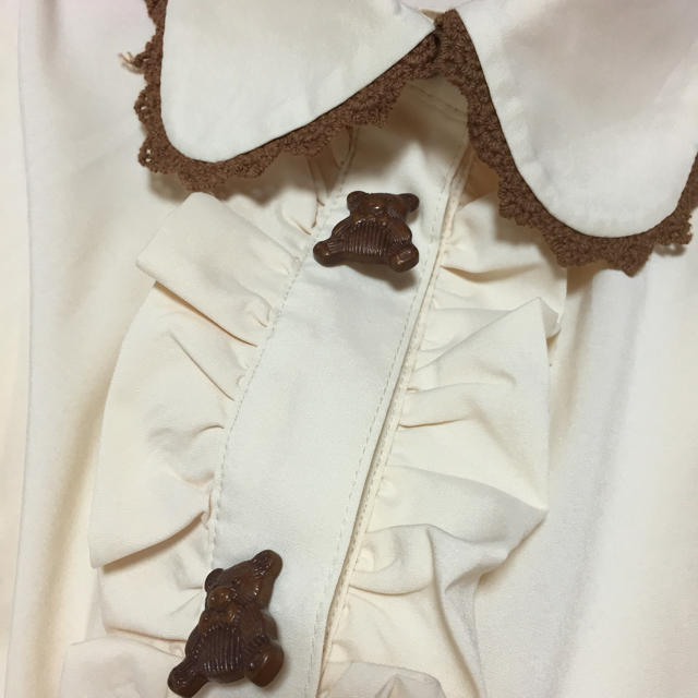 夢展望(ユメテンボウ)のクマさんブラウス レディースのトップス(シャツ/ブラウス(長袖/七分))の商品写真