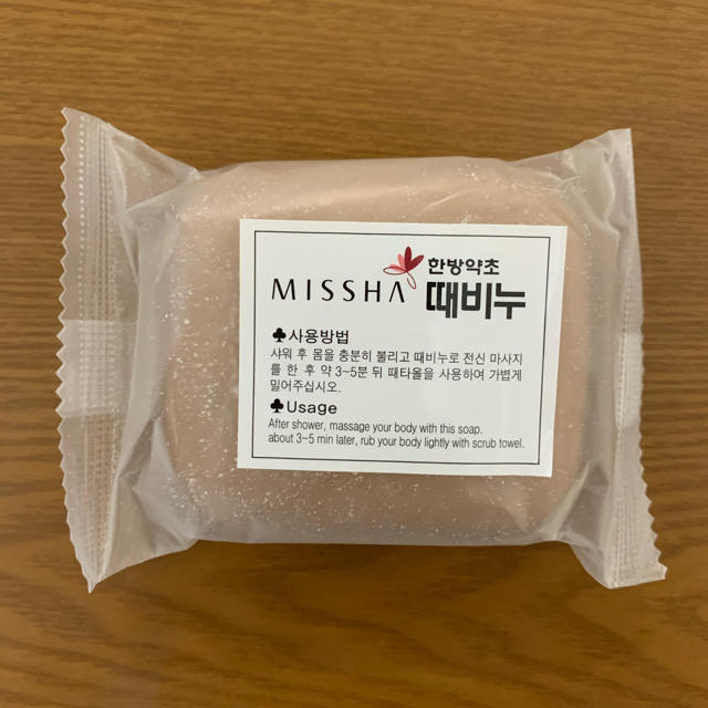 MISSHA(ミシャ)のミシャ　垢すり石けん コスメ/美容のボディケア(ボディソープ/石鹸)の商品写真