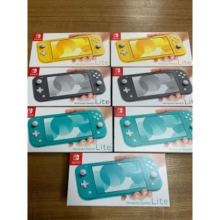 ニンテンドースイッチ(Nintendo Switch)の【新品未使用】Nintendo Switch  Lite   7台(家庭用ゲーム機本体)