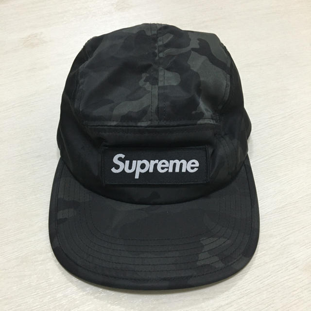 Supreme(シュプリーム)のsupreme camo camp cap 16ss ブラック メンズの帽子(キャップ)の商品写真