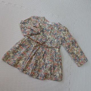 ザラキッズ(ZARA KIDS)のZARA baby 花柄ワンピース size12/18 《86cm》(ワンピース)