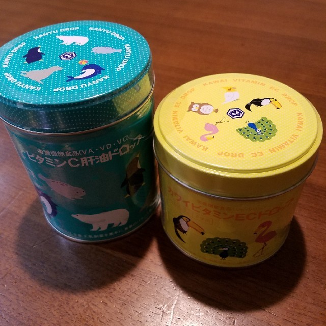 河合 肝油ドロップ3缶&ビタミンECドロップ1缶セット☆早い者勝ち1