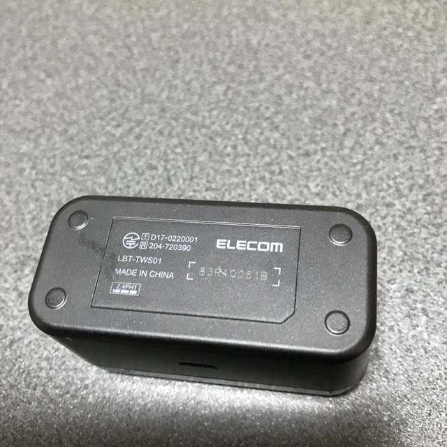 ELECOM(エレコム)のBluetooth エレコム ブルートゥース　LBT-TWS01 スマホ/家電/カメラのオーディオ機器(ヘッドフォン/イヤフォン)の商品写真