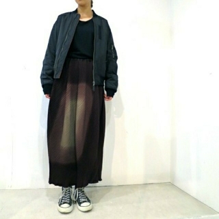 【すっす様専用】Ka na ta hida skirt black(3、4枚目)(ロングスカート)