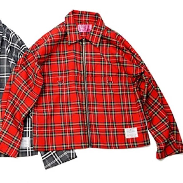 オンラインショップ 【EFFECTENエフェクテン】tartan check ブルゾン