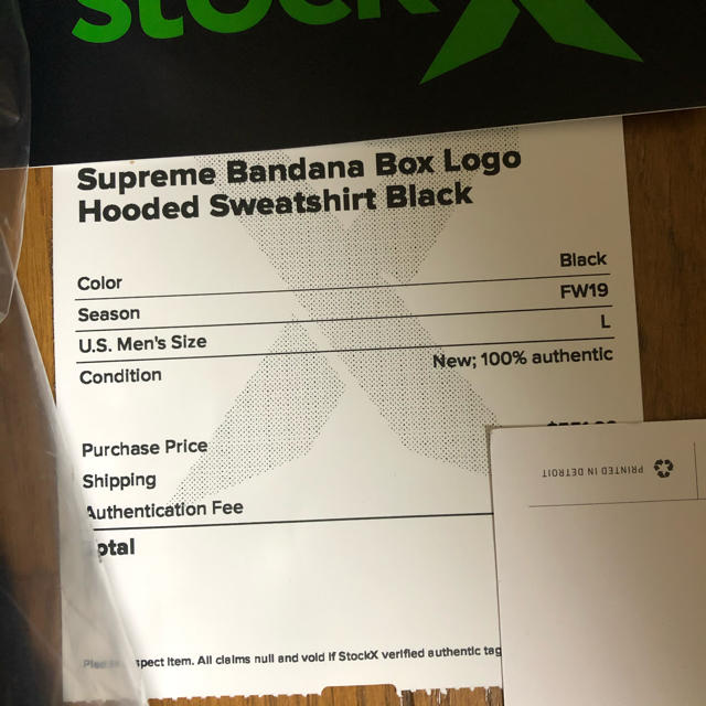 Supreme Bandana Box Logo Hooded L Black