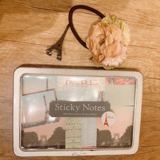 ザラホーム(ZARA HOME)のParisセット♡sticky notes,vintageゴム,エッフェル塔♡(日用品/生活雑貨)