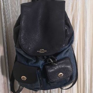 コーチ(COACH)のCOACH　正規デニムミニリュック(リュック/バックパック)