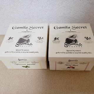 ガミラシークレット(Gamila secret)のガミラシークレット限定ワイルドローズ&スペアミント石鹸2個セット(洗顔料)