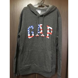 ギャップ(GAP)のGAP  パーカー ペアルック ダークグレー(パーカー)