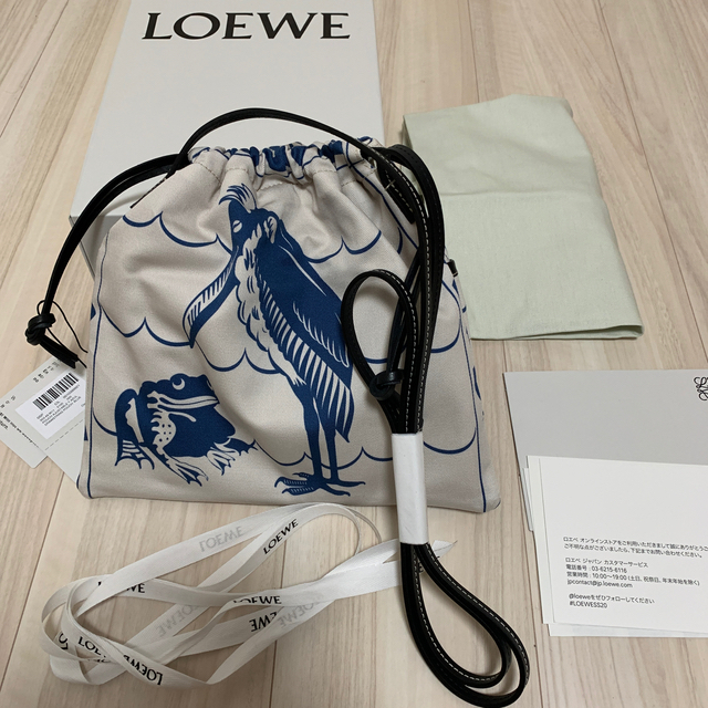 loewe ロエベ ドローストリング ポーチ ショルダーバッグ 巾着