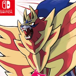 ニンテンドウ(任天堂)のポケットモンスターシールド Switch ゲームソフト(携帯用ゲームソフト)