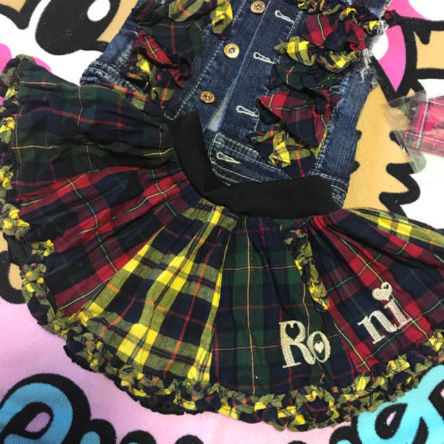 RONI(ロニィ)のRONI♡大人気♡チェック♡セットアップ キッズ/ベビー/マタニティのキッズ服女の子用(90cm~)(スカート)の商品写真