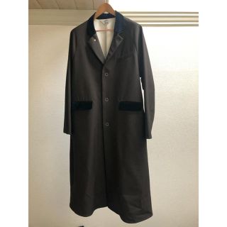 サンシー(SUNSEA)のSUNSEA 18AW Polyys Wool Coat / Ash Brown(チェスターコート)