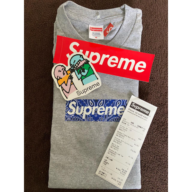 supreme box logo bandana teeメンズ