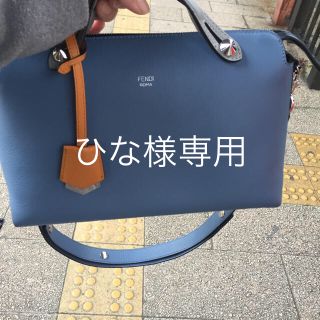 フェンディ(FENDI)のフェンディ  バイザウェイ  ハンドバッグ サックス 超美品(ショルダーバッグ)