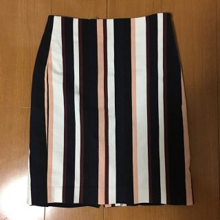 Ann Taylor ストライプ(ひざ丈スカート)