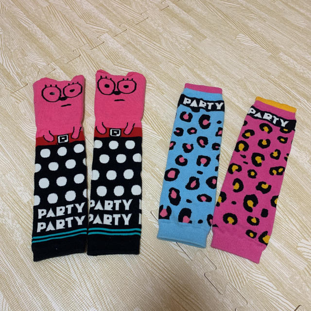 PARTYPARTY(パーティーパーティー)のパーティーパーティ　レッグウォーマー キッズ/ベビー/マタニティのこども用ファッション小物(レッグウォーマー)の商品写真