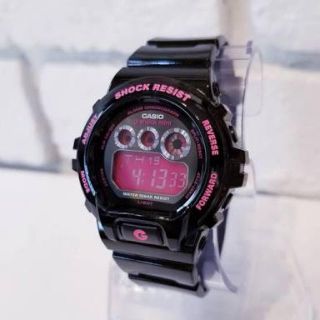 ジーショック(G-SHOCK)のg-shock mini GMN-692-1JR エナメルブラック/ピンク (腕時計)