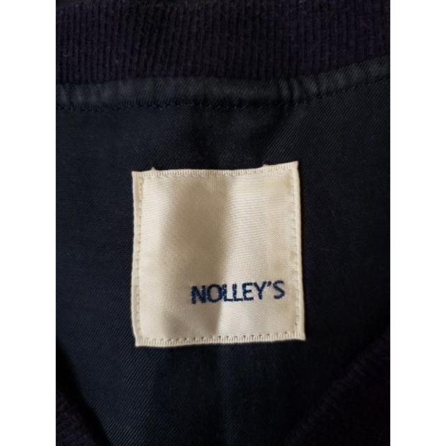 NOLLEY'S(ノーリーズ)のノーリーズ NOLLEY'S ブルゾン サイズ38 M ネイビー MA-1 レディースのジャケット/アウター(ブルゾン)の商品写真