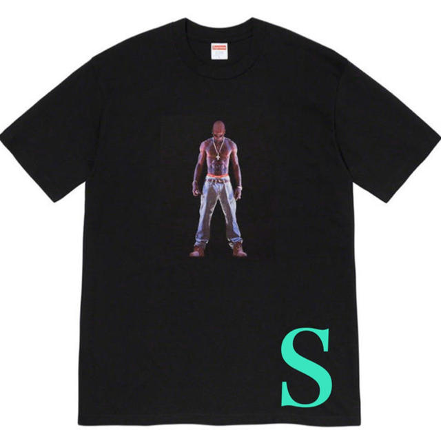 supreme Tupac Hologram Tee S 黒