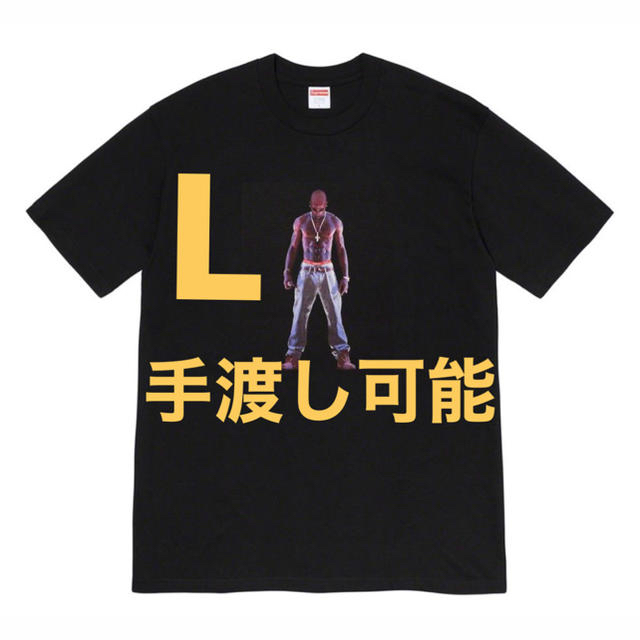 トップスsupreme Tupac tee 黒 L