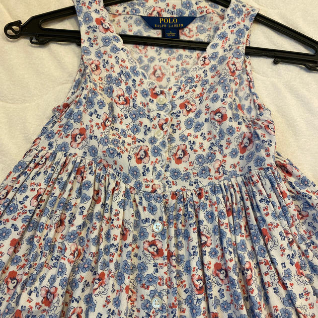 POLO RALPH LAUREN(ポロラルフローレン)のラルフローレン　ワンピース　サイズ5 115 キッズ/ベビー/マタニティのキッズ服女の子用(90cm~)(ワンピース)の商品写真