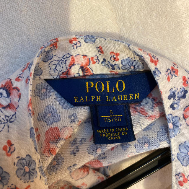 POLO RALPH LAUREN(ポロラルフローレン)のラルフローレン　ワンピース　サイズ5 115 キッズ/ベビー/マタニティのキッズ服女の子用(90cm~)(ワンピース)の商品写真