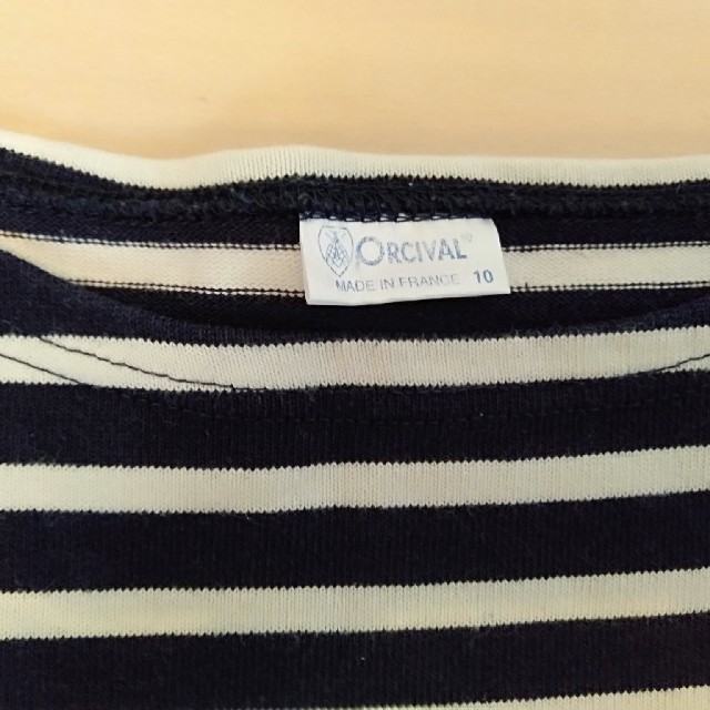 ORCIVAL(オーシバル)のORCIVAL カットソー　キッズ　サイズ10　8 キッズ/ベビー/マタニティのキッズ服女の子用(90cm~)(Tシャツ/カットソー)の商品写真