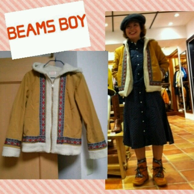 BEAMS BOY(ビームスボーイ)のBEAMS BOY＊ボアジャケット レディースのジャケット/アウター(ブルゾン)の商品写真