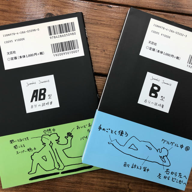 光文社(コウブンシャ)のB型自分の説明書・AB型自分の説明書 エンタメ/ホビーの本(その他)の商品写真