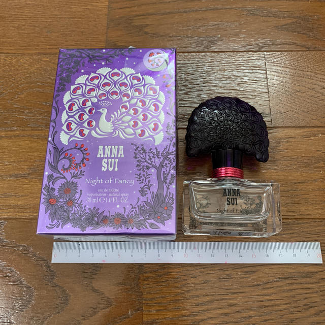 ANNA SUI(アナスイ)のANNA SUI ナイトオブファンシーオードトワレ 30ml 空瓶・箱セットです コスメ/美容の香水(香水(女性用))の商品写真