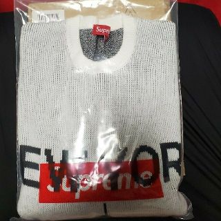 シュプリーム(Supreme)のNew York Sweater 白S(ニット/セーター)