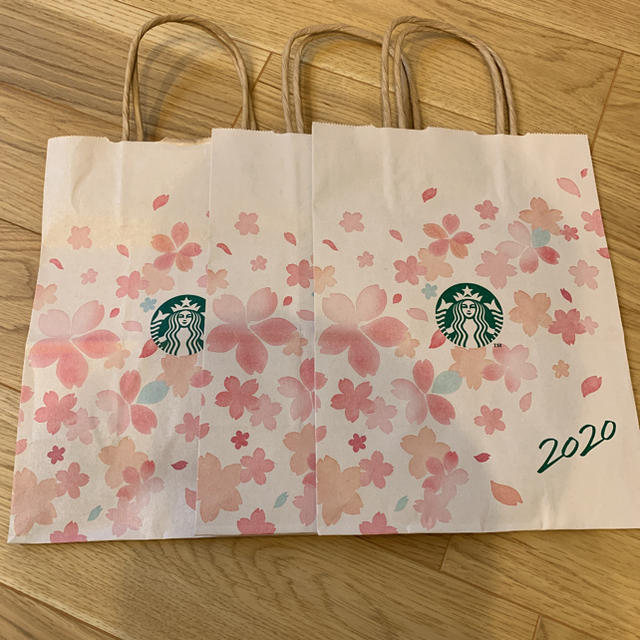 Starbucks Coffee(スターバックスコーヒー)のスターバックス 2020サクラ紙袋 レディースのバッグ(ショップ袋)の商品写真